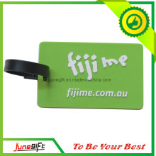 Fashion Green PVC Luggage Tags for Promotional Gifts